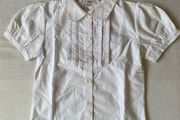 Girl's Brand New White Elegant T-Shirt / School T-shirt