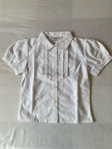 Girl's Brand New White Elegant T-Shirt / School T-shirt