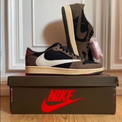 Travis Scott x Air Jordan 1 Low Dark Mocha (UK 10 / EU 45) - Like New, Boxed