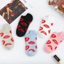 Fashion Red lips ankle socks Image 2