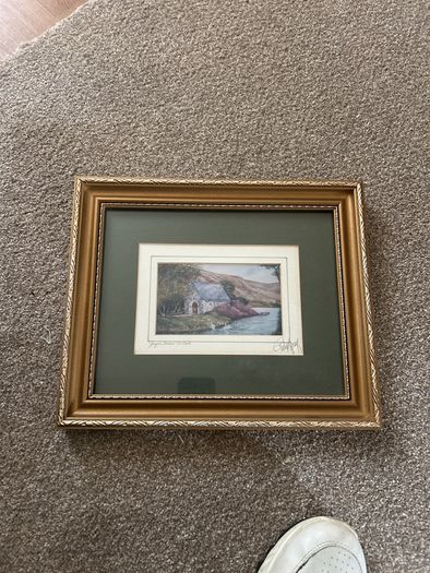Phillip Gray framed original print of the Gougan Barra Co. Cork