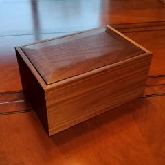 Handcrafted Keepsake Box - Black Walnut