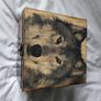 Wooden handmade jewelry box with wolf in retro style Image 6