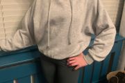 Oysho ladies grey hoodie. Size S