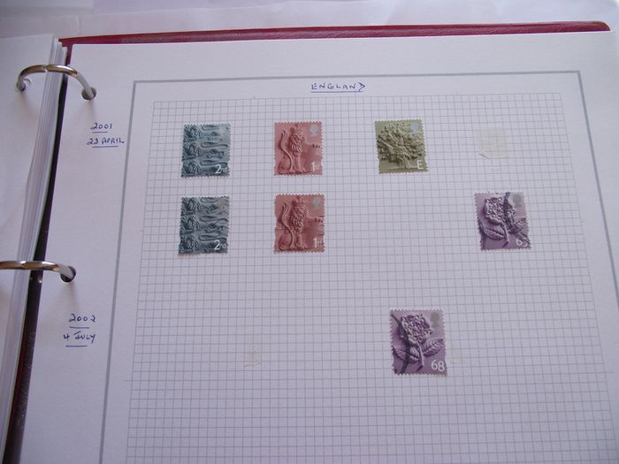 A valuable comprehensive collection of Elizabeth II stamps, hinged in the album (1952-2000)
