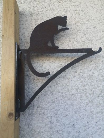 Hanging basket brackets