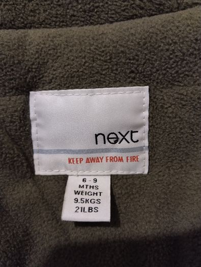 Next Fleece Lined Hooded Jacket