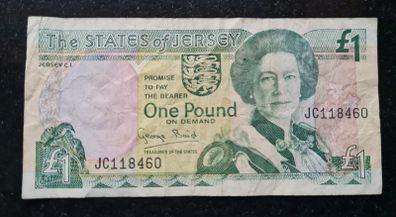 Jersey 1 Pound Banknote