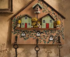 Handcrafted wooden key holder!