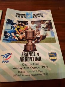 1999 Rugby World Cup programmes bundle (8)