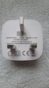 Power Geek Dual Twin USB Port 2.1A Phone Charger White