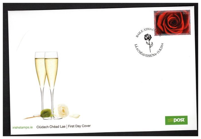2014 Ireland Love and Marriage Self-adhesive Booklet Commemorative Stamp An Post First Day Cover (FDC)