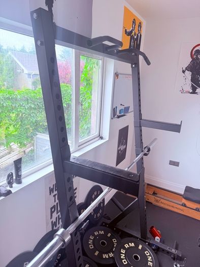 Home Gym semi-commercial Half Rack setup