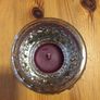 Shabby Chic Glass Votive Holder NEW Image 2