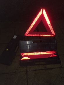 Foldable Reflective Warning Hazard Breakdown Emergency Triangles