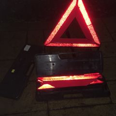 Foldable Reflective Warning Hazard Breakdown Emergency Triangles
