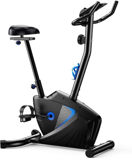 Exercise Bike Fitness Bike Advanced Home Trainer Stationary Bike Adjustable Magnetic Resistance for Home Gym Workout (FREE POSTAGE)