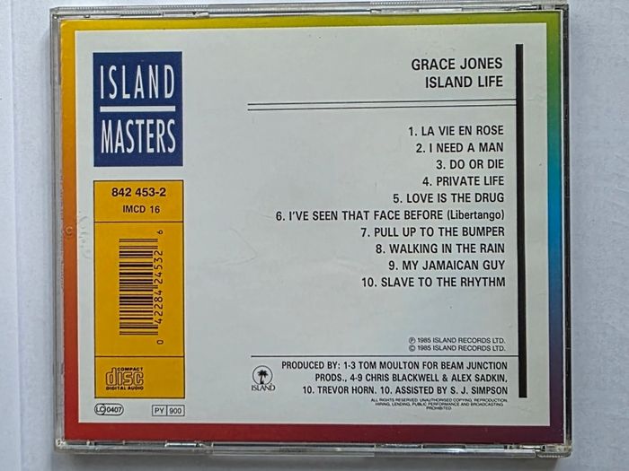 Grace Jones - Island Life