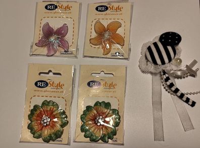 Brooches Mix Selection Lot of 5