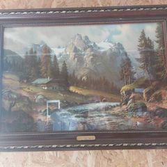 large framed picture