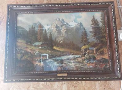 large framed picture