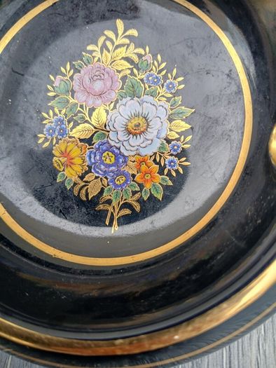 Vintage Ashtray, 24 K rim etc