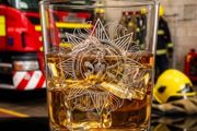 Dublin Fire Brigade Laser Engraved Whiskey Glass