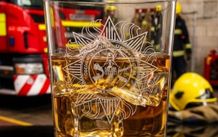 Dublin Fire Brigade Laser Engraved Whiskey Glass