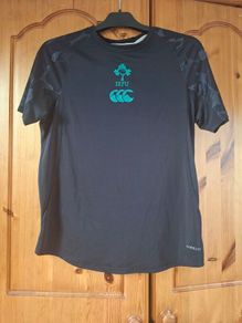 Irfu Black Tshirt Age 14