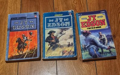Three JT Edson western books.