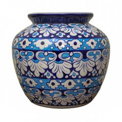 Handmade and Hand Painted Large Ceramic Planter or Pot| Warehouse Clearance | Massive Discount | Bargain prices