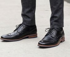 Designer Paul Smith Black Leather Oxford Men's Shoes