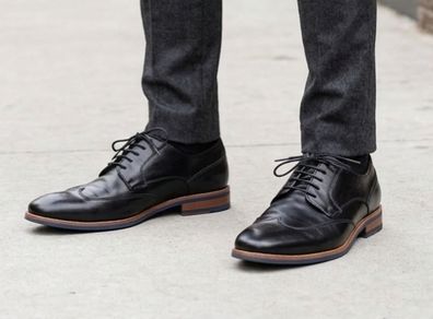 Designer Paul Smith Black Leather Oxford Men's Shoes