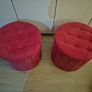 OHS Hot Pink Ottoman boxes x 2 Image 3
