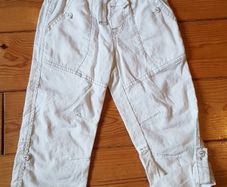 BNWT NEXT Age 3-4 White Trousers