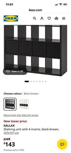 ikea  shelving unit