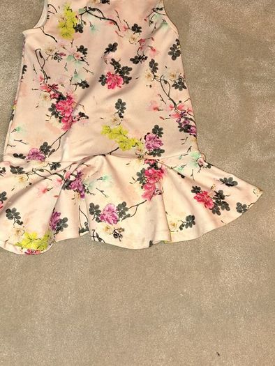 River Island girl flower dress 2-3
