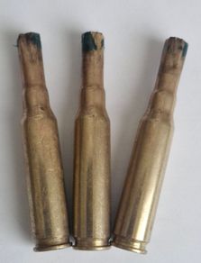 Set of 3 Vintage British Army Blank Shell Casings