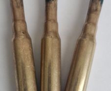Set of 3 Vintage British Army Blank Shell Casings