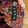 Brown floral top Image 5