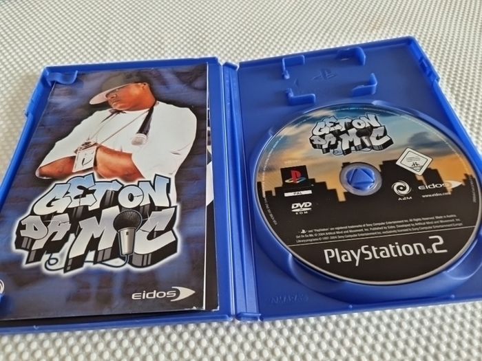 Get on the Mic First world Rap Game PlayStation2 Ps2 Games Original