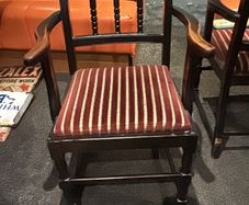 Antigue spindle carver chair