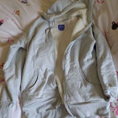 seraphine baby wearing hoodie