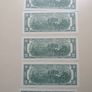 5 UNC  USA 2 Dollars Banknotes In Sequence Image 7