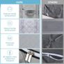 Large Capacity Clothes Storage Bags 6 Pack, Storage Boxes With Lids, Reinforced Handle Moving Boxes, Storage Box, Wardrobe Organiser for Duvet Bedding Clothing, Bedroom Underbed Storage Image 2