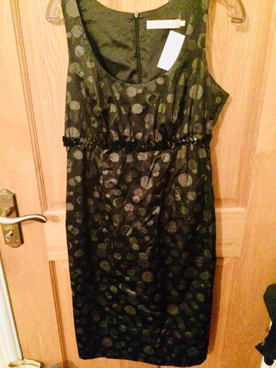 Beautiful black and gold Creton dress