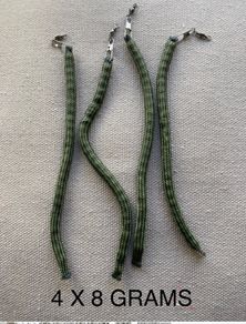 Sets of 4  X 8  GRAM wriggle weights for salmon & trout
