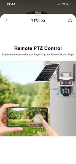 Cctv. Solar SIM card camera ptz