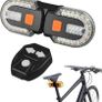 Wireless Remote Bike Turn Signal Rear Light Rechargeable Wireless LED Lamp MTB Bike Warning Taillight for Night Riding Safety Image 2