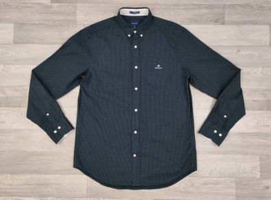Gant Button Down Patterned Shirt Mens Medium